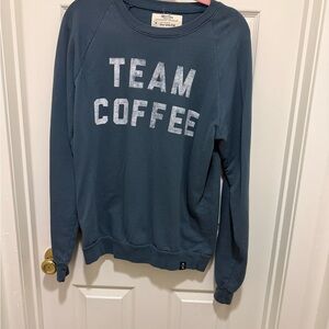 Blue 'Team Coffee' Sweatshirt